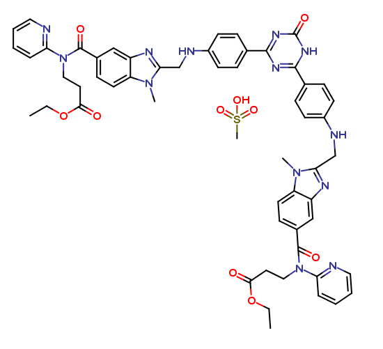 diethyl 3,3'-((2,2'-((((6-oxo-1,6-dihydro-1,3,5-triazine-2,4-diyl)bis(4,1-phenylene))bis(azanediyl))