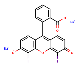 disodium 4',5'-diiodofluorescein