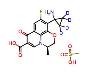 ent-Pazufloxacin-d4 Mesylate