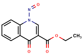 ethyl 1-nitroso-4-oxo -1,4-dihydroquinoline-3- carboxylate