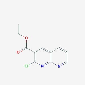 ethyl 2-chloro-1,8-naphthyridine-3-carboxylate