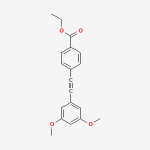 ethyl 4-((3,5-dimethoxyphenyl)ethynyl)benzoate