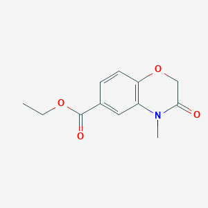 ethyl 4-methyl-3-oxo-3,4-dihydro-2H-1,4-benzoxazine-6-carboxylate