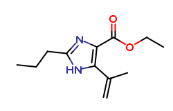 ethyl 5-(prop-1-en-2-yl)-2-propyl-1H-imidazole-4-carboxylate