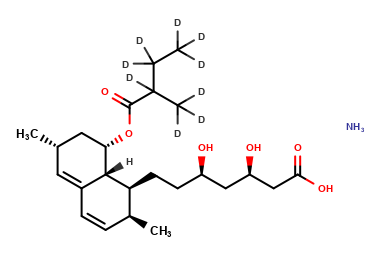 hydroxy Lovastatin acid ammonium salt D9