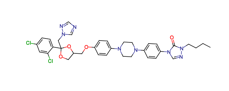 itraconazole n-Butyl isomer
