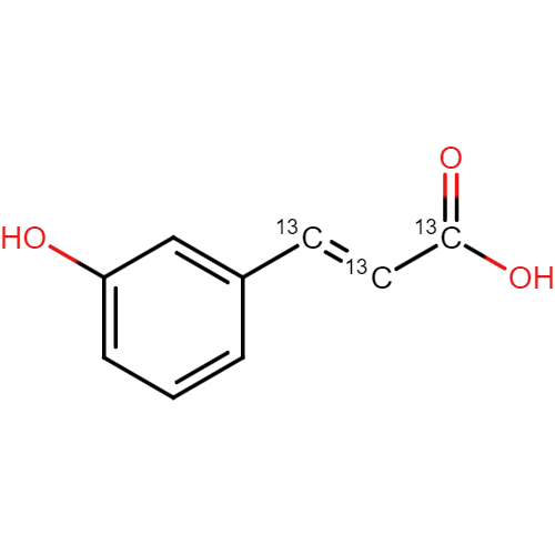 m-Coumaric acid-[13C3]