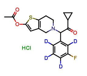 m-Fluoro Prasugrel-d4 Hydrochloride