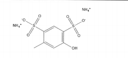 m-cresol-4,6-disulphonic acid diammonium salt