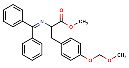 methyl 2-((diphenylmethylene)amino)-3-(4-(methoxymethoxy)phenyl)propanoate