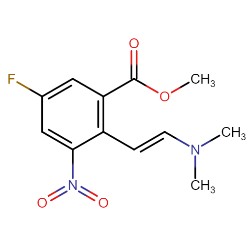 methyl 2-(2-(dimethylamino)vinyl)-5-fluoro-3-nitrobenzoate