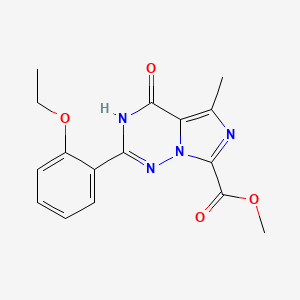 methyl 2-(2-ethoxyphenyl)-5-methyl-4-oxo-3,4-dihydroimidazo[5,1-f][1,2,4]triazine-7-carboxylate