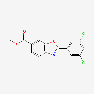 methyl 2-(3,5-dichlorophenyl)benzo[d]oxazole-6-carboxylate