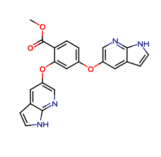 methyl 2,4-bis(1H-pyrrolo[2,3-b]pyridin-5-yloxy)benzoate