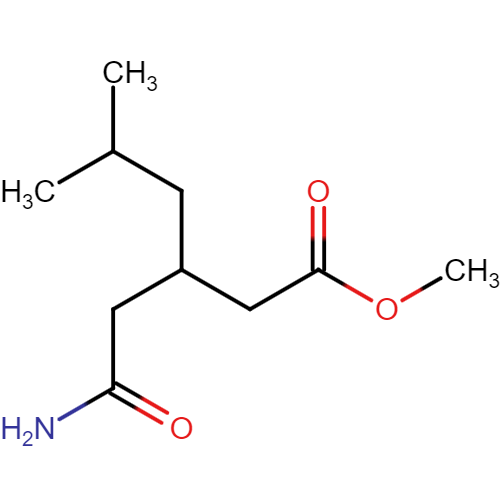 methyl 3-(2-amino-2-oxoethyl)-5-methylhexanoate