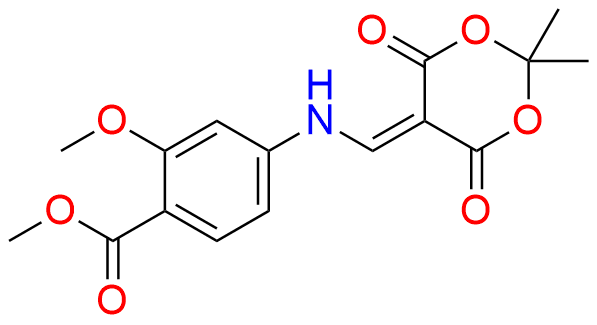 methyl 4-(((2,2-dimethyl-4,6-dioxo-1,3-dioxan-5-ylidene)methyl)amino)-2-methoxybenzoate