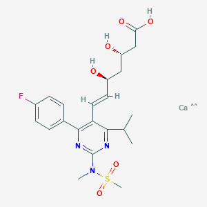 monocalcium mono((3S,5S,E)-7-(4-(4-fluorophenyl)-6-isopropyl-2-(N-methylmethylsulfonamido)pyrimidin-5-yl)-3,5-dihydroxyhept-6-enoate)