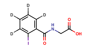 o-Iodohippuric Acid-D4