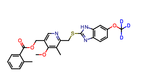 o-Toluoyl-5-hydroxy Omeprazole Sulfide-d3