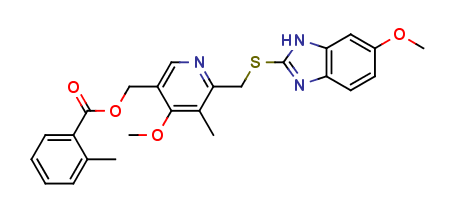 o-Toluoyl-5-hydroxy Omeprazole Sulfide