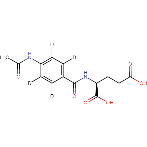 p-Acetamido-benzoyl-glutamate-D4