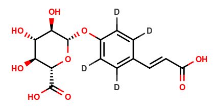 p-Coumaric Acid-d5 4-O-�-D-Glucuronide