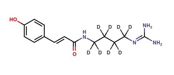 p-Coumaroylagmatine-D₈