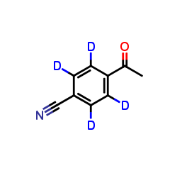 p-Cyanoacetophenone-d4