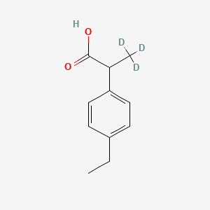 p-Ethylhydratropic Acid-d3