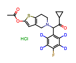 p-Fluoro Prasugrel-d4 Hydrochloride