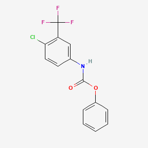 phenyl (4-chloro-3-(trifluoromethyl)phenyl)carbamate