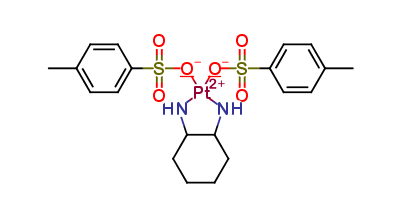 platinum(2+) bis(4-methylbenzenesulfonate)-cyclohexane-1,2-diamine (1:1)