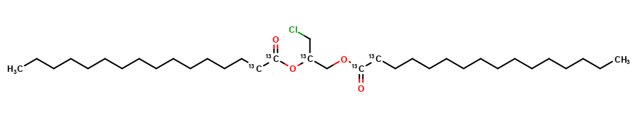 rac 1,2-Bis-palmitoyl-3-chloropropanediol 13C5