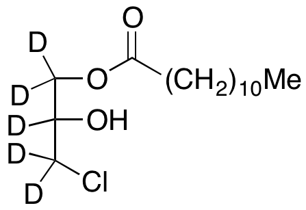 rac 1-Lauroyl-3-chloropropanediol-d5