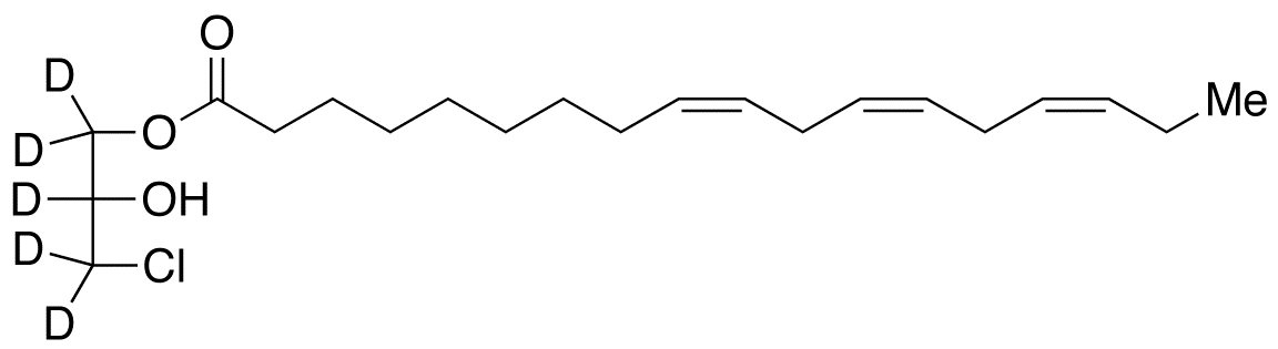 rac 1-Linolenoyl-3-chloropropanediol-d5