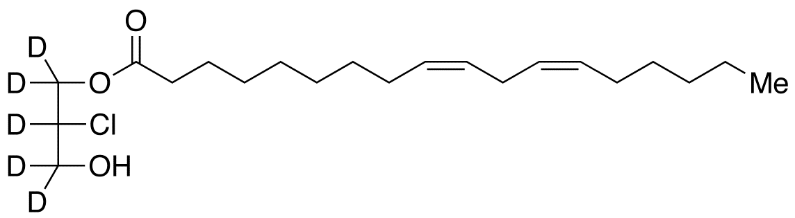 rac-1-Linoleoyl-2-chloropropanediol-d5