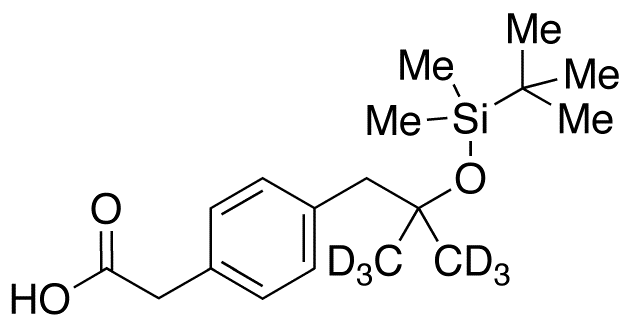 rac 2-(tert-Butyldimethylsilyloxy)-a-desmethyl Ibuprofen-d6