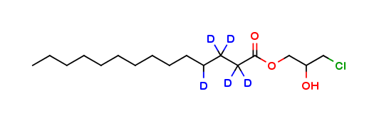 rac 2-Myristoyl-3-chloropropanediol-d5, 95%
