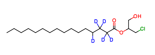 rac 2-Palmitoyl-3-chloropropanediol-d5
