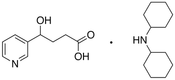 rac 4-Hydroxy-4-(3-pyridyl)butanoic Acid Dicyclohexylamine Salt
