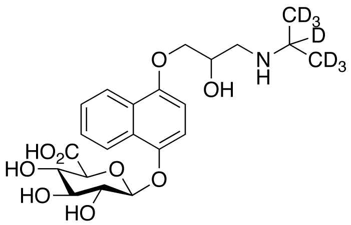 rac 4-Hydroxy Propranolol-d7 β-D-Glucuronide