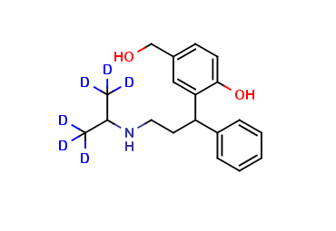 rac 5-Hydroxymethyl Desisopropyl Tolterodine-d6