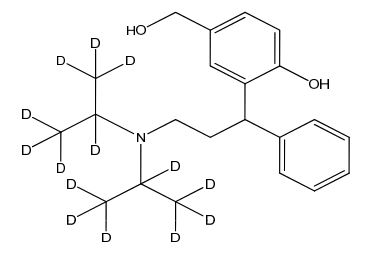 rac-5-Hydroxymethyl Tolterodine D14