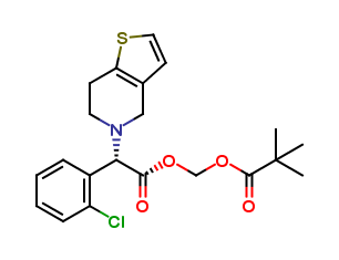 rac Clopidogrel [(tert-Butylcarbonyl)oxy]methyl Ester