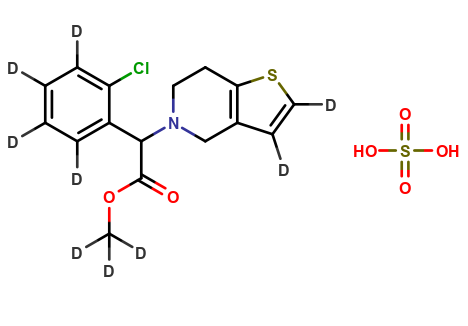 rac Clopidogrel Hydrogen Sulfate-d9 (Major)