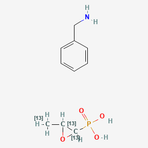 rac Fosfomycin-13C3 Benzylamine Salt