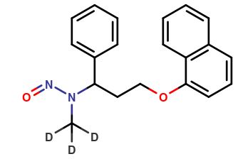 rac N-Nitroso-N-Desmethyl Dapoxetine-D3