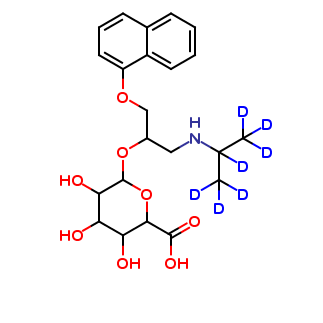 rac-Propranolol-D7-O-β-D-glucuronide