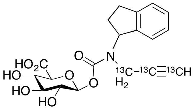 rac-Rasagiline-13C3 N-Carbamoyl �-D-Glucuronide