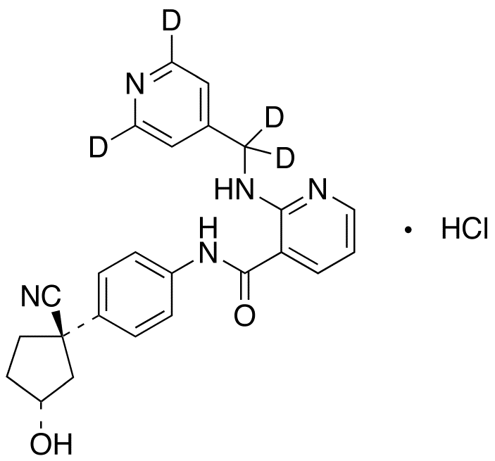 rac cis-3-Hydroxy Apatinib-d4 Hydrochloride